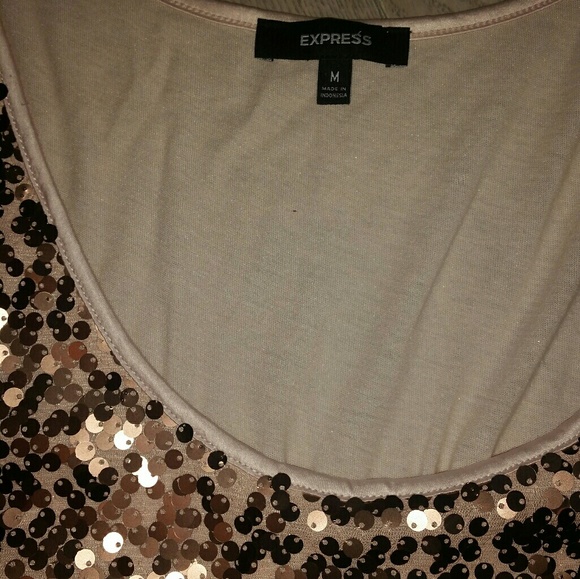 Express Sequin Embellished Tank Top - Picture 2 of 4